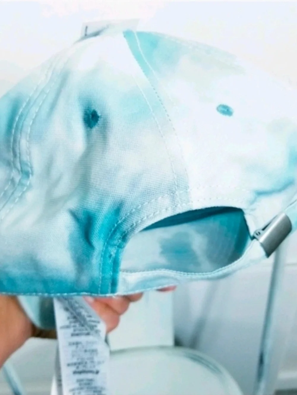 Change Your World Tie-Dye Baseball Cap - Teal & White Walt Disney World